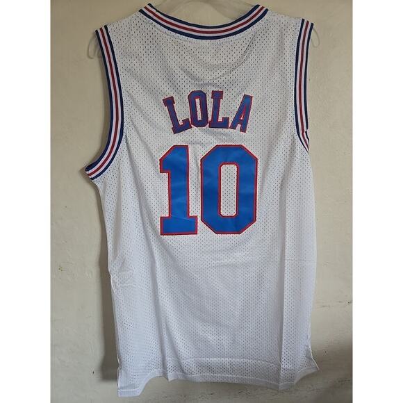 Champion Space Jam Tune Squad LOLA Bunny Basketball Jersey Looney Tunes NBA sz M - Picture 4 of 13